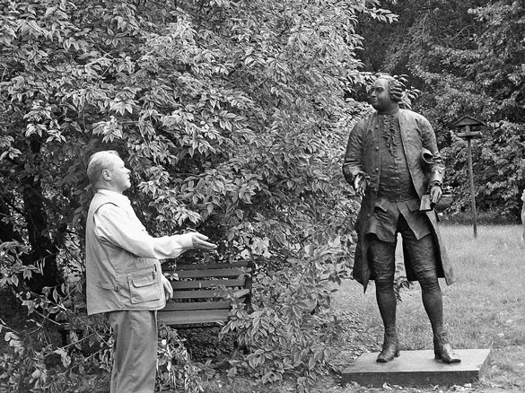 «Разговор» с Ломоносовым (Москва, парк скульптур «Музеон» при ЦДХ)
