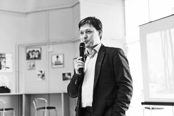 Евгений Гетц в Научном кафе СФУ рассказывает, как стать технологическим предпринимателем